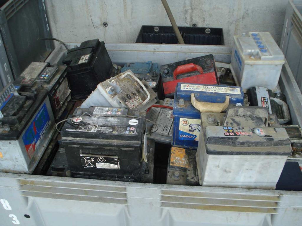 scrap batteries